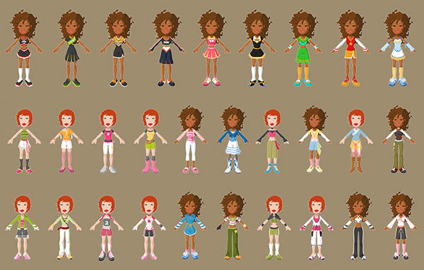 Pom Pom Party - Character Roster